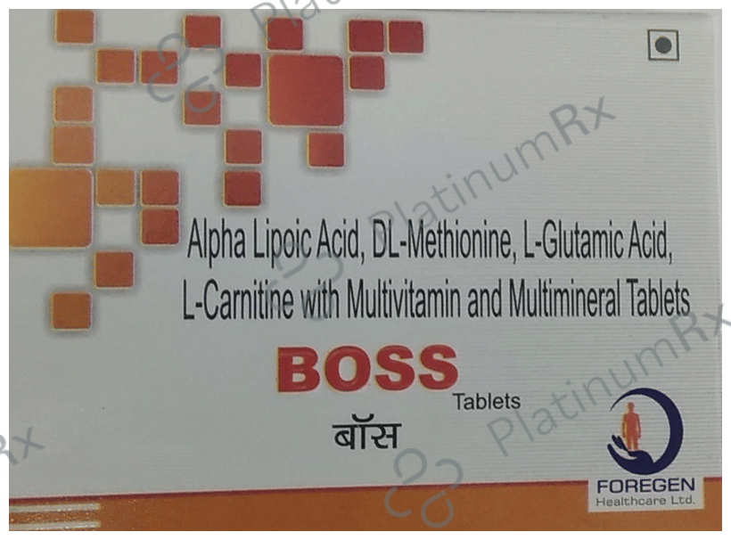 Boss Tablet 10s: View Uses, Side Effects, Price and Substitute | PlatinumRx