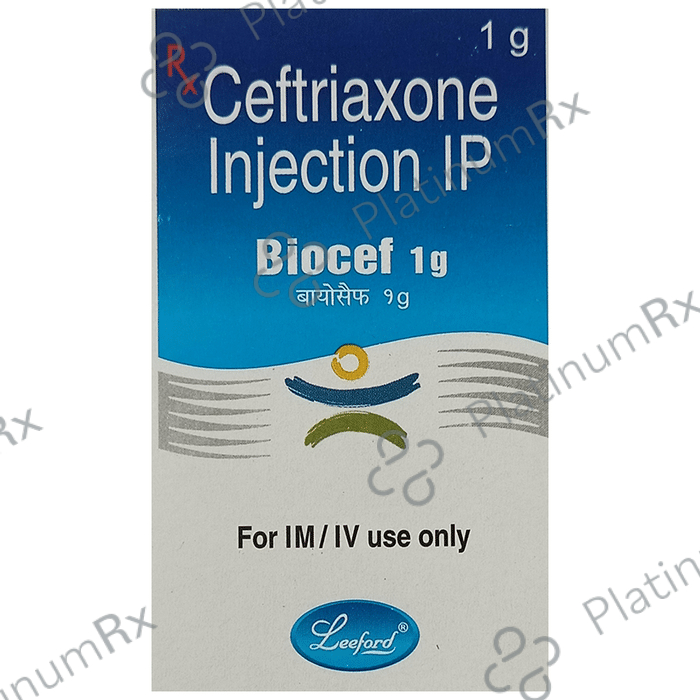 Biocef 1g Injection 1s: View Uses, Side Effects, Price and Substitute ...
