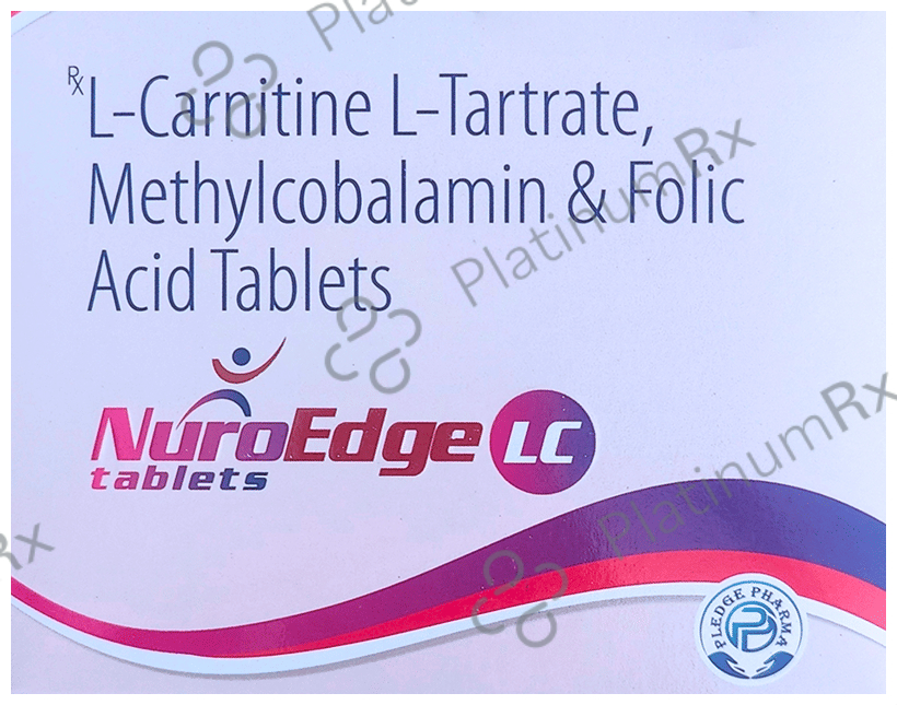 l carnitine l tartrate methylcobalamin folic acid SARFAST-LC: L-Carnitine L-Tartrate, & Tablets L Carnitine 500mg Methylcobalamin 1500mcg