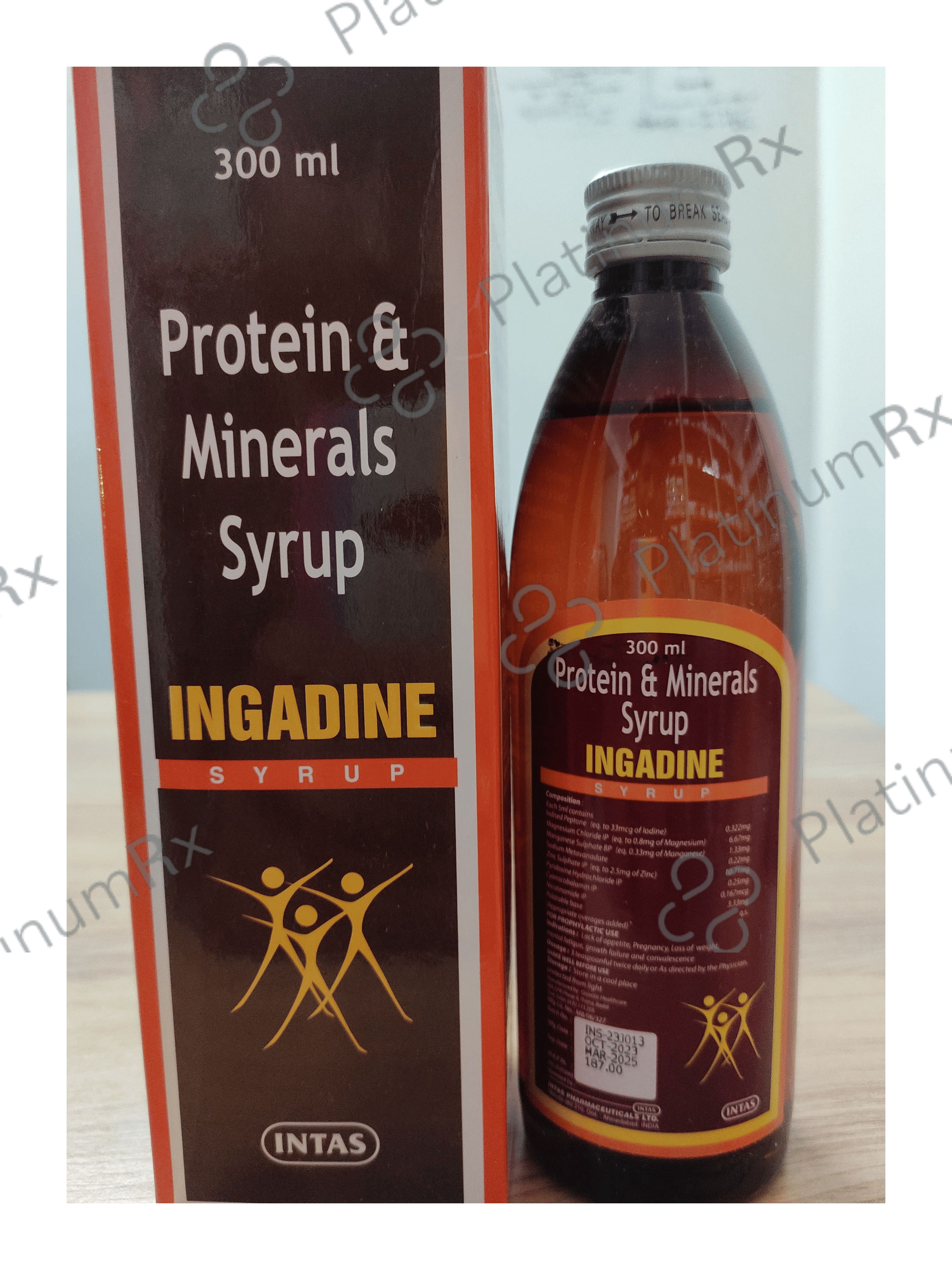Ingadine Syrup 300ml: View Uses, Side Effects, Price and Substitute ...