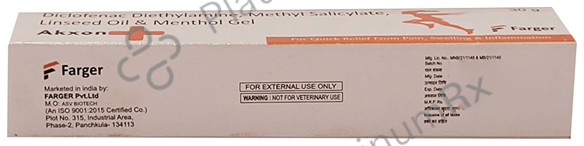 Akxon Plus Gel 30gm - Save 18% on Substitute Medicine