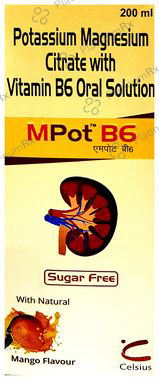 Mpot B6 Oral Solution Natural Mango Sugar Free | Uses, Price & Substitutes