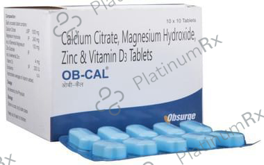 OB-Cal Tablet 10 Tablet: View Uses, Side Effects, Price and Substitute ...