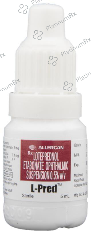 L pred 0.5% Ophthalmic Suspension 5ml: View Uses, Side Effects, Price ...