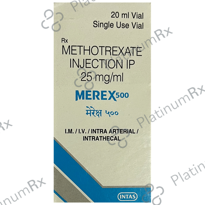 Merex 500mg Injection 20 Injection: View Uses, Side Effects, Price and ...