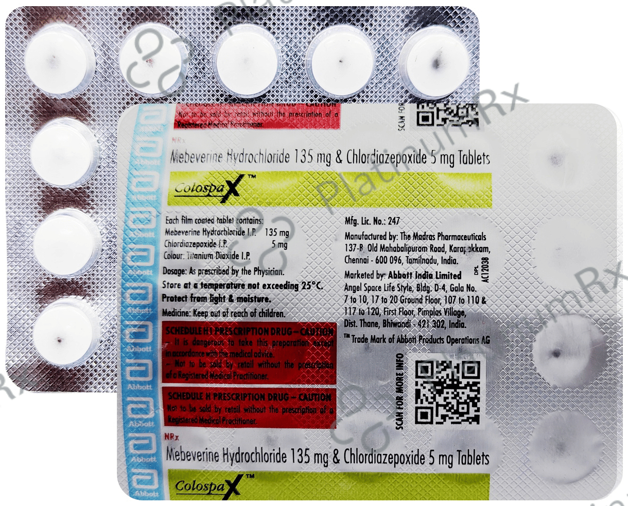 Colospa X 5/135mg Tablet 20s: View Uses, Side Effects, Price and ...