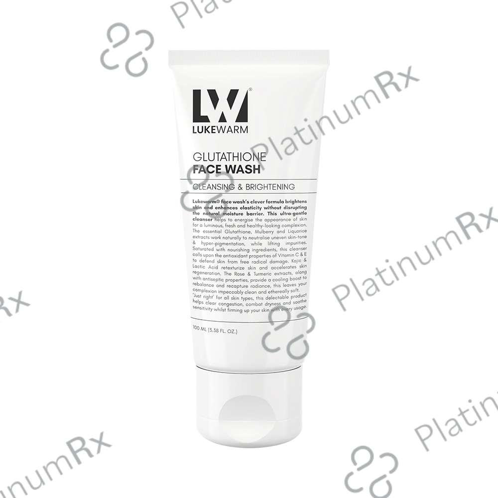 Lukewarm Glutathione Face Wash: View Uses, Side Effects, Price and Substitute