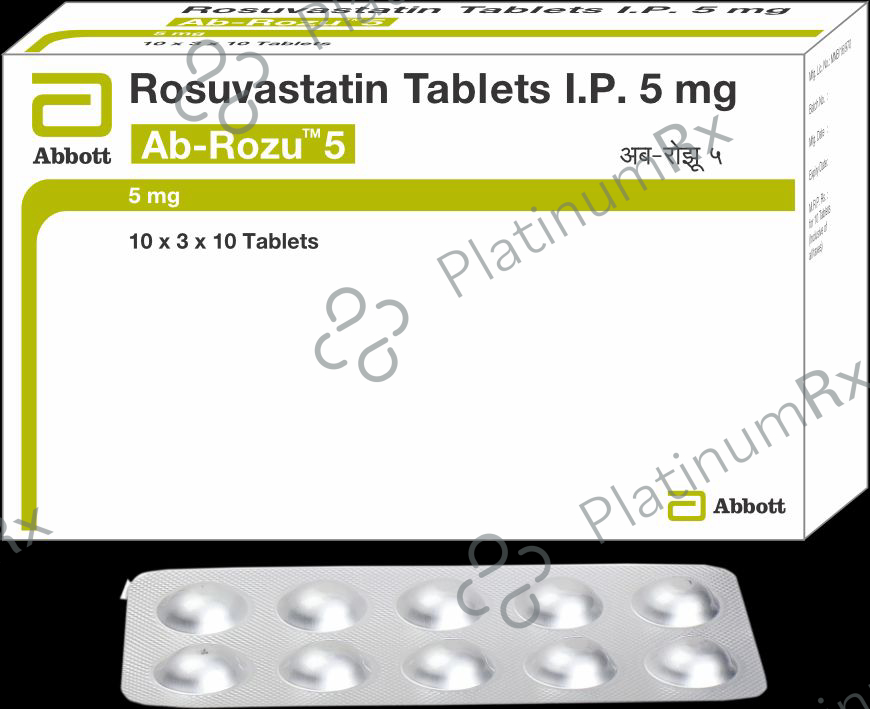 Ab Rozu 5mg Tablet 10s: View Uses, Side Effects, Price and Substitute ...