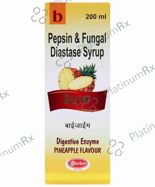 【要確認委託セル】JB PAFクイーン２V Byzyme 50/10mg Pineapple Flavour Syrup 200ml - Save 63% on