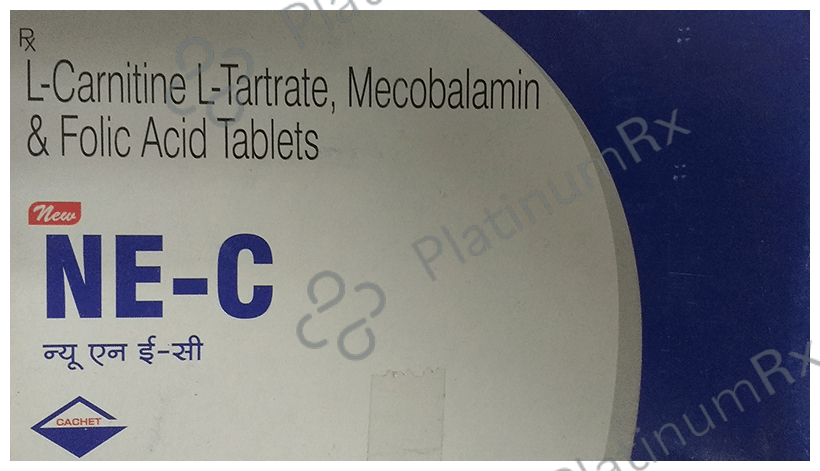 l-carnitine l-tartrate mecobalamin and folic acid tablets uses Product NE C Tablet