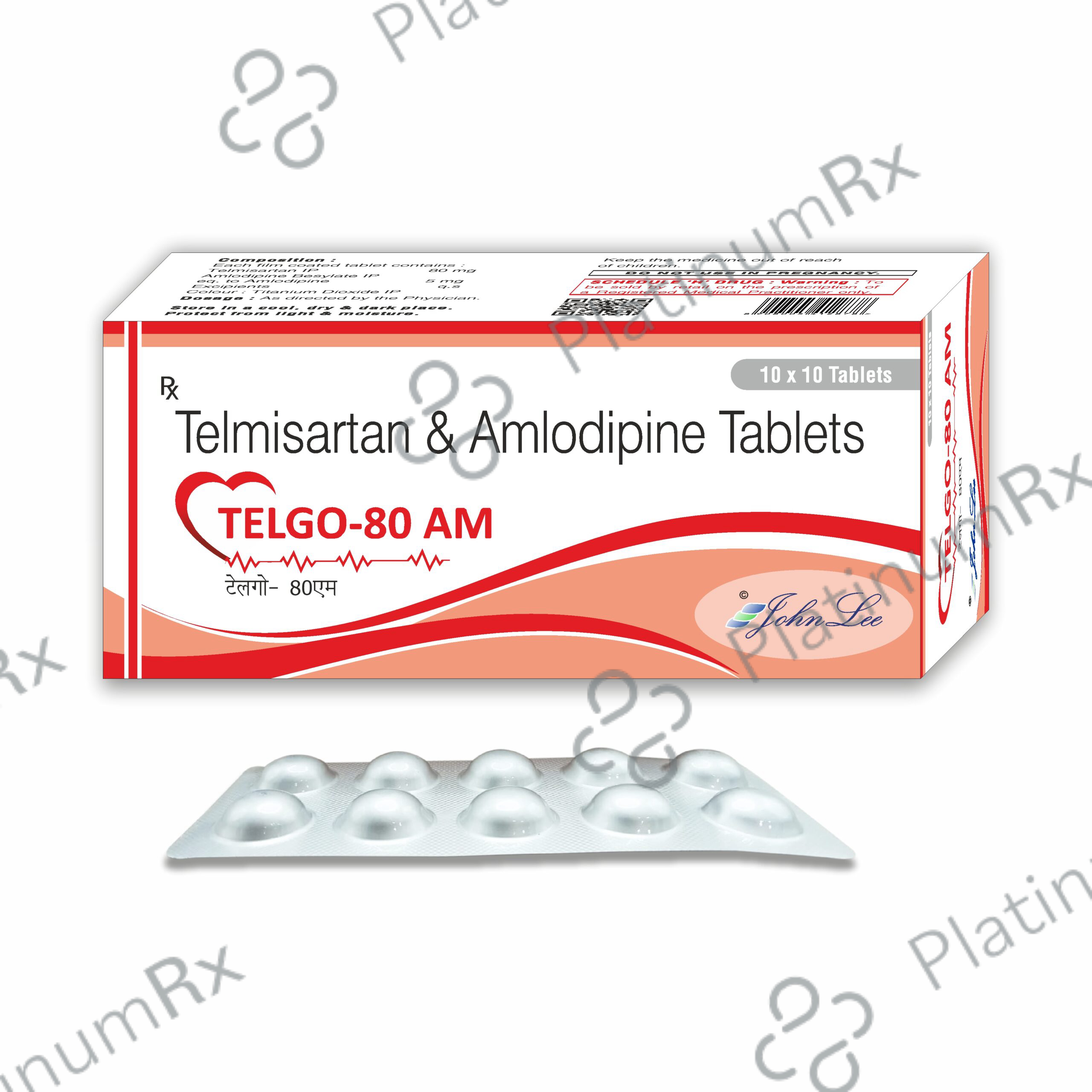 Buy Telgo AM 80/5mg Tablet 10s Online: Uses, Side Effects and Price ...