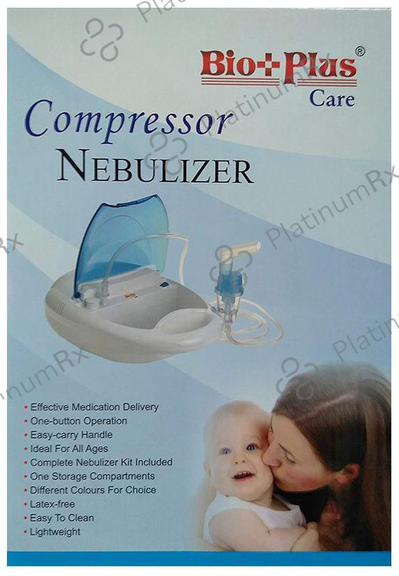 Bio Plus Care Compressor Nebulizer Unit - Save -19% on Substitute Medicine
