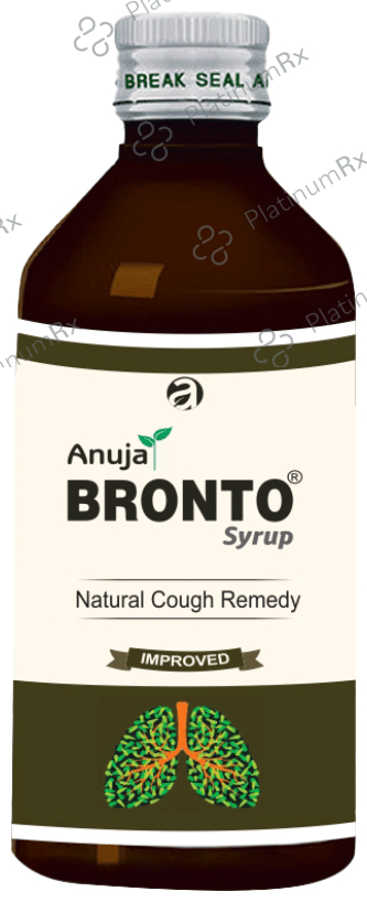 Anuja Bronto Syrup 200 ml – Uses, Price, Side Effects | PlatinumRx