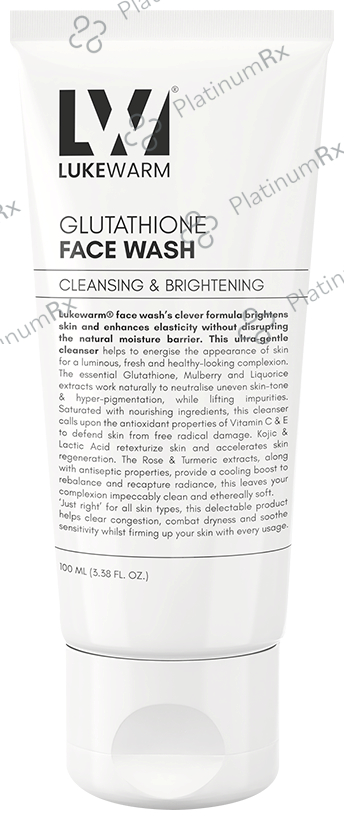 lukewarm glutathione face wash Pair your daily tablets with the Glutathione for a 360 glow. . . . Glutathione Face Wash for glowing skin, Face wash that removed dark spots, acne control, lukewarm.care Lukewarm Glutathione Face Wash |