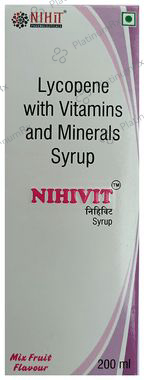 Nihivit Mixed Fruit Syrup – Uses, Price, Side Effects | PlatinumRx