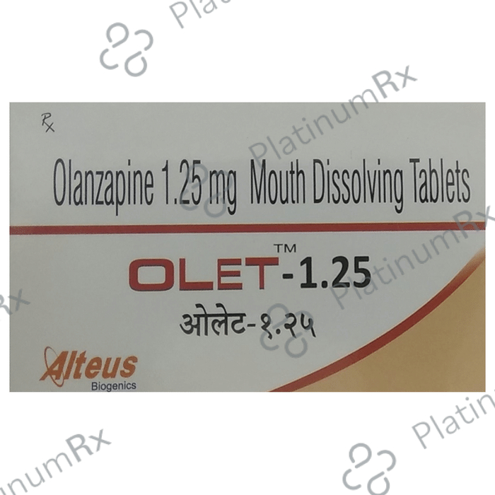 Olet 1.25mg Tablet MD 15s: View Uses, Side Effects, Price and ...