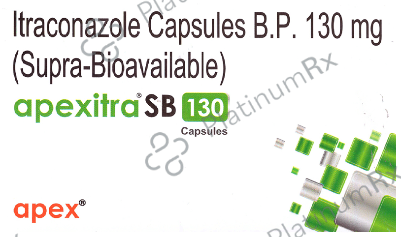 Apexitra SB 130 Capsule Save 39% on Substitute Medicine