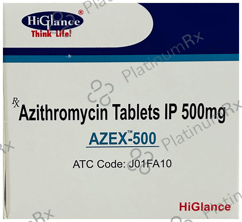 Azex 500mg Tablet 3s: View Uses, Side Effects, Price and Substitute in ...