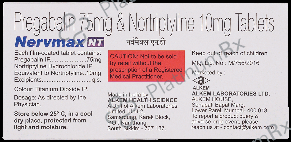 Nervmax NT – Uses, Price, Side Effects PlatinumRx