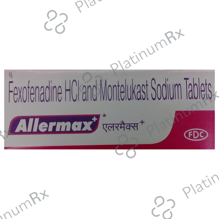 Allermax Plus 120/10mg Tablet 10s | Uses, Price & Substitutes
