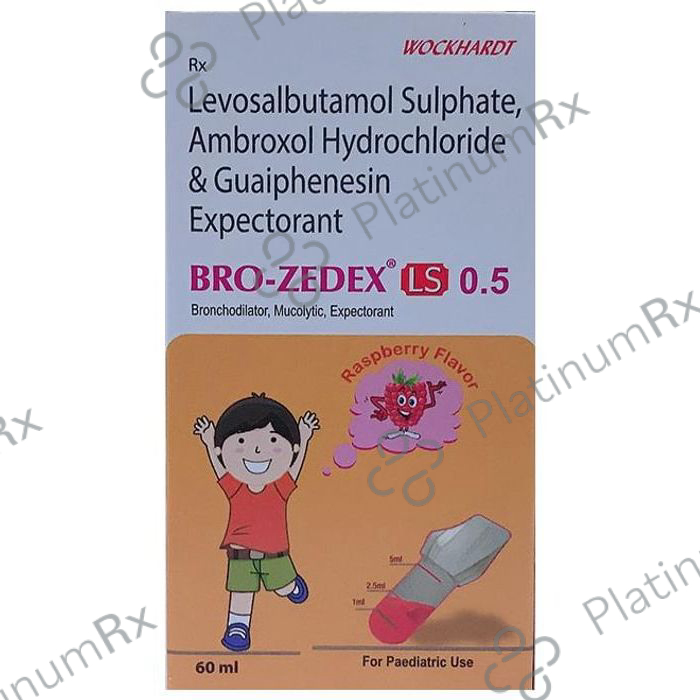 Brozed Bro Zedex LS 0.5mg Expectorant Raspberry 60ml: View Uses, Side Effects ...