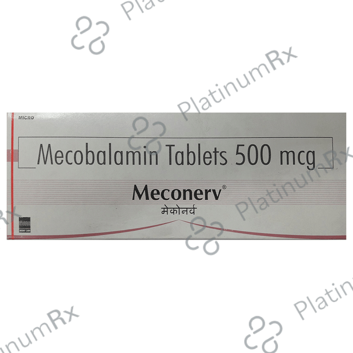 Meconerv 500mcg Tablet 10s: View Uses, Side Effects, Price and ...