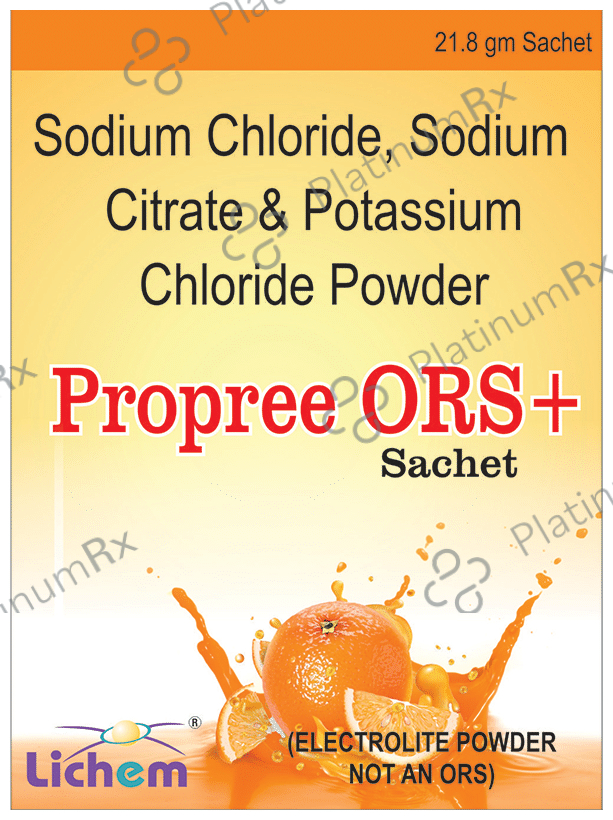Ors Buy Propree ORS+ Sachet 21gm Online: Uses, Side Effects, Price and ...