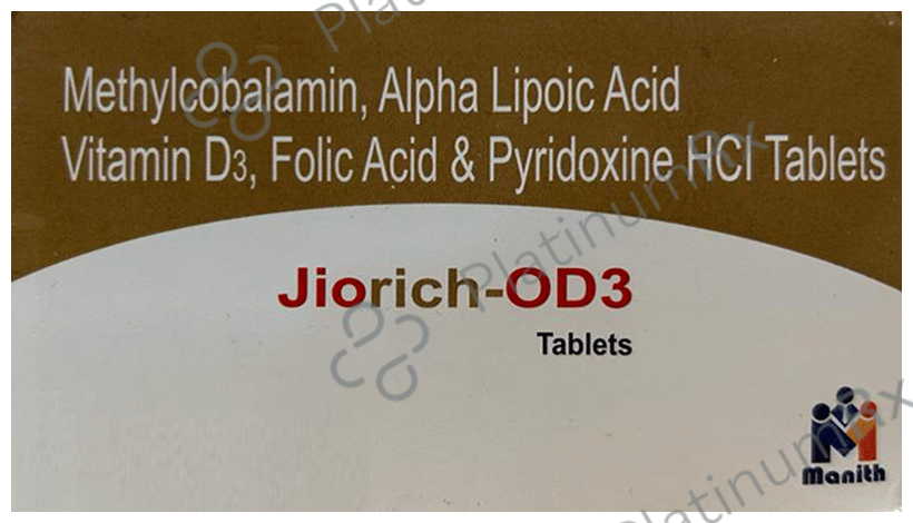 Jiorich OD3 Tablet 10s: View Uses, Side Effects, Price and Substitute ...