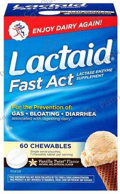 Lactaid Fast – Uses, Price, Side Effects | PlatinumRx