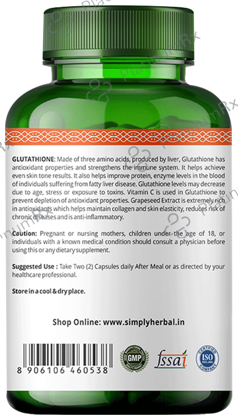 Simply Herbal Glutathione Capsule 60s