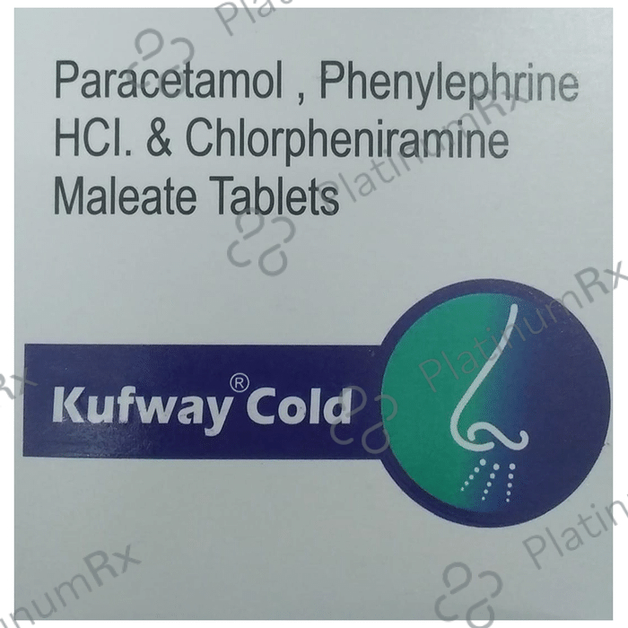 Kufway Cold Tablet 15s: View Uses, Side Effects, Price and Substitute ...