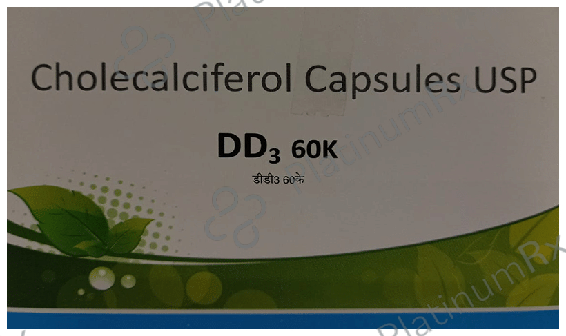 DD3 60K Soft Gelatin Capsule: View Uses, Side Effects, Price and ...