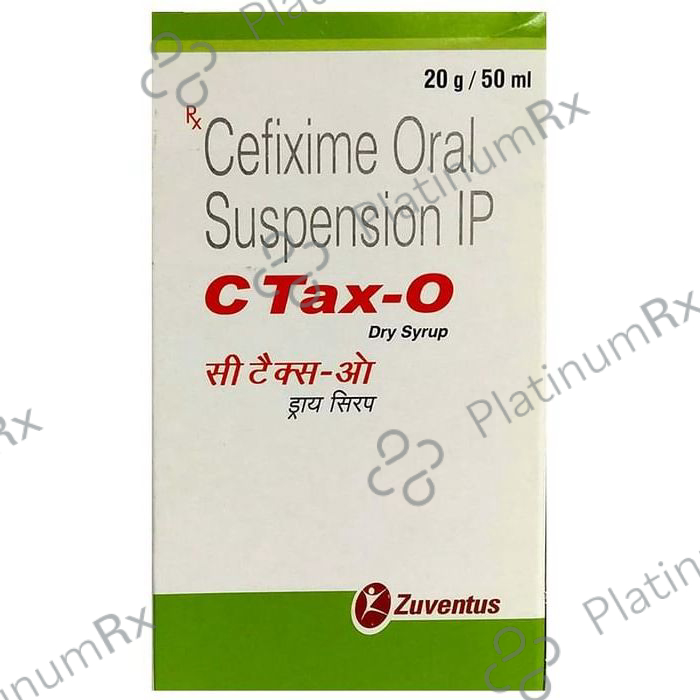 C Tax O 50mg Dry Syrup 50ml | Uses, Price & Substitutes