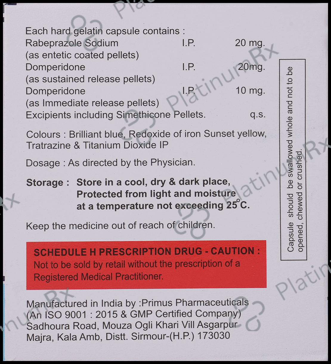 Butsim RD 30mg/20mg Capsule: View Uses, Side Effects, Price and ...