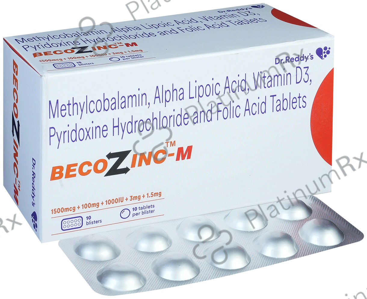 Becozinc M Tablet 10s: View Uses, Side Effects, Price and Substitute ...
