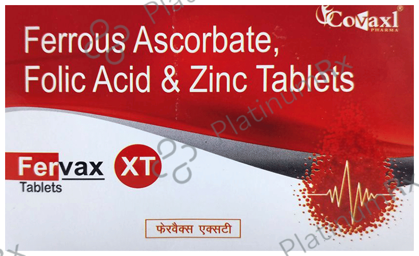 Fervax Fervax XT Tablet 10s: View Uses, Side Effects, Price and Substitute ...