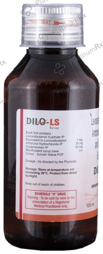 Dilo LS 15/50/1mg Syrup 100ml: View Uses, Side Effects, Price and ...