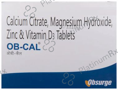 OB-Cal Tablet 15 Tablet – Uses, Price, Side Effects | PlatinumRx