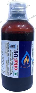Cital Uti Oral Suspension Sugar Free 200ml: View Uses, Side Effects ...