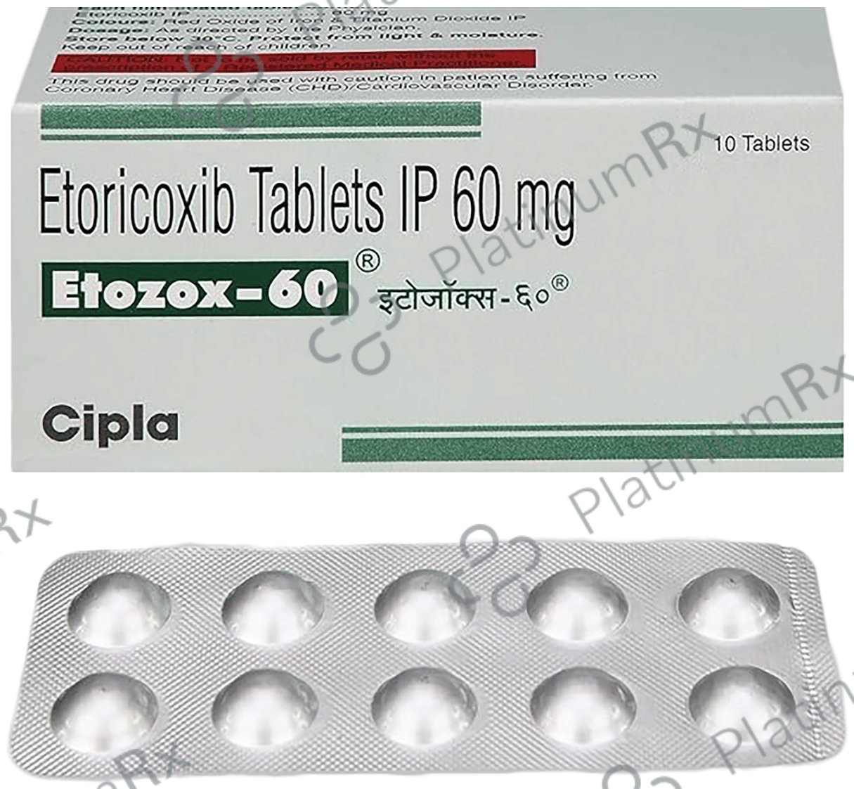 Buy Etozox 60mg Tablet 10s Online: Uses, Side Effects and Price ...