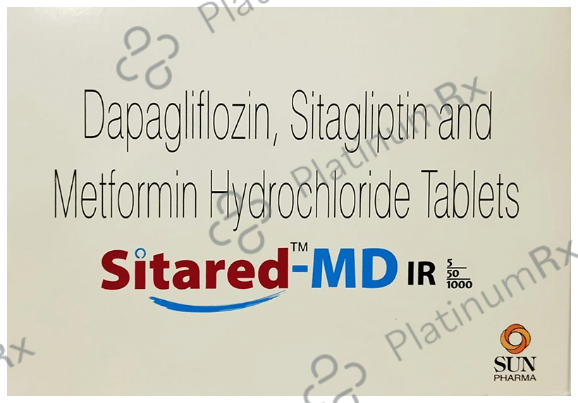 Sitered Sitared MD IR 5/50/1000 Tablet 7s: View Uses, Side Effects, Price and ...