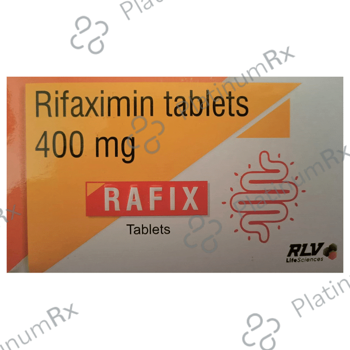 Yellow Rafix Rafix Tablet: View Uses, Side Effects, Price and Substitute | PlatinumRx