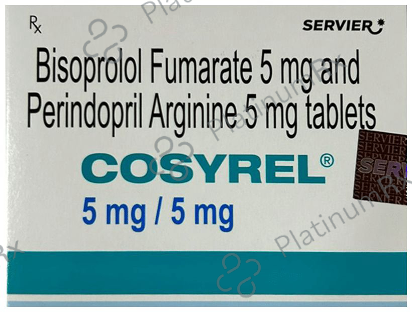 Cosyrel 5/5mg Tablet 15s – Uses, Price, Side Effects | PlatinumRx