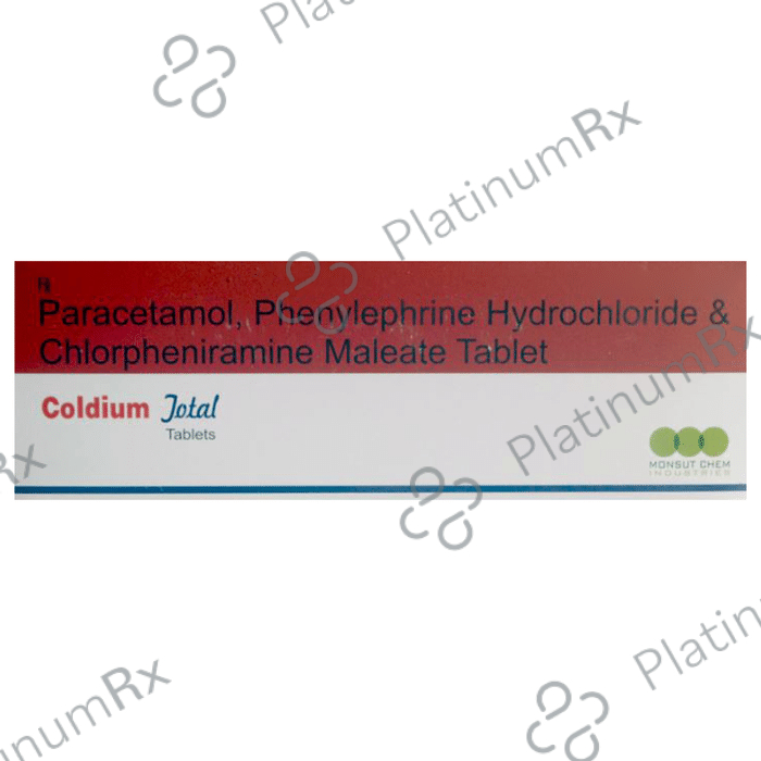 Coldium Total Tablet | Uses, Price & Substitutes