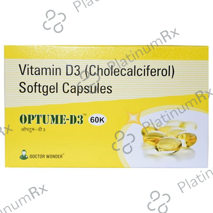 Optume-D3 60K Softgel Capsule: View Uses, Side Effects, Price and ...