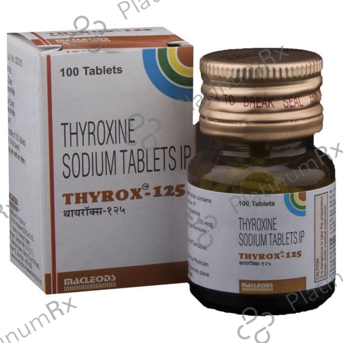 Thyrox 125mcg Tablet 100s: View Uses, Side Effects, Price and ...