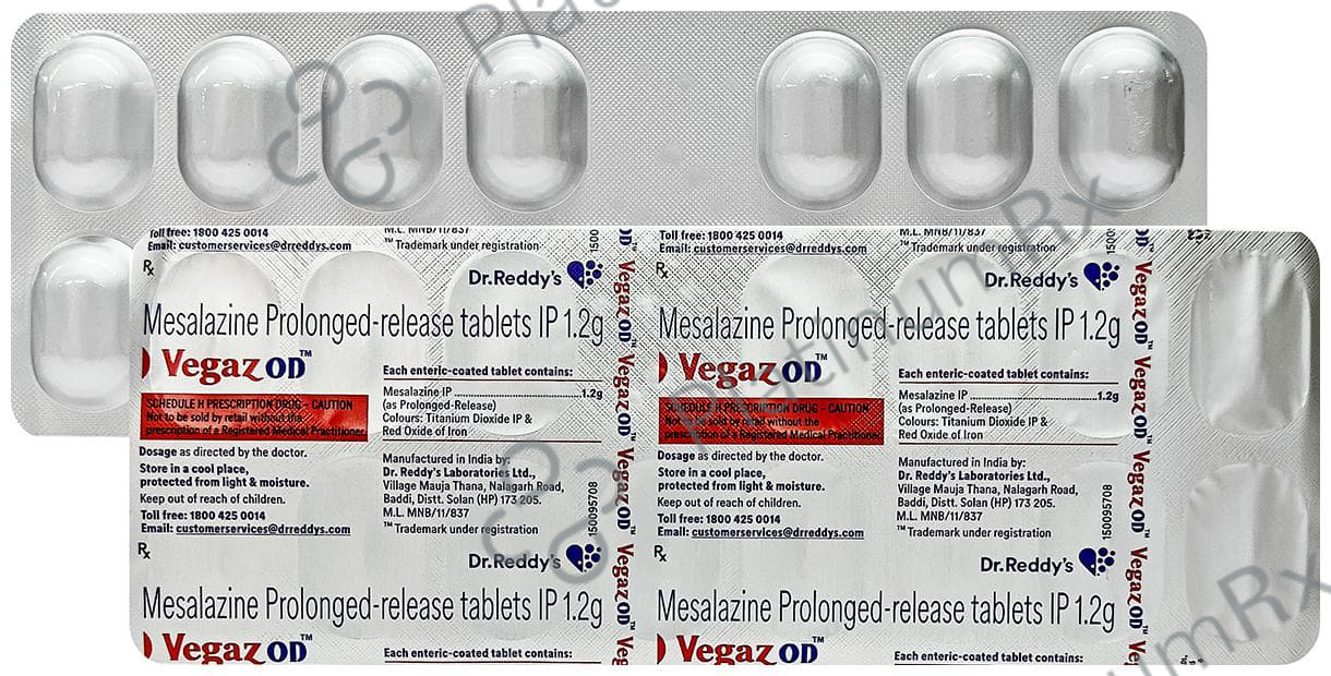 Vegaz OD PR 1200mg Tablet 15s: View Uses, Side Effects, Price and ...