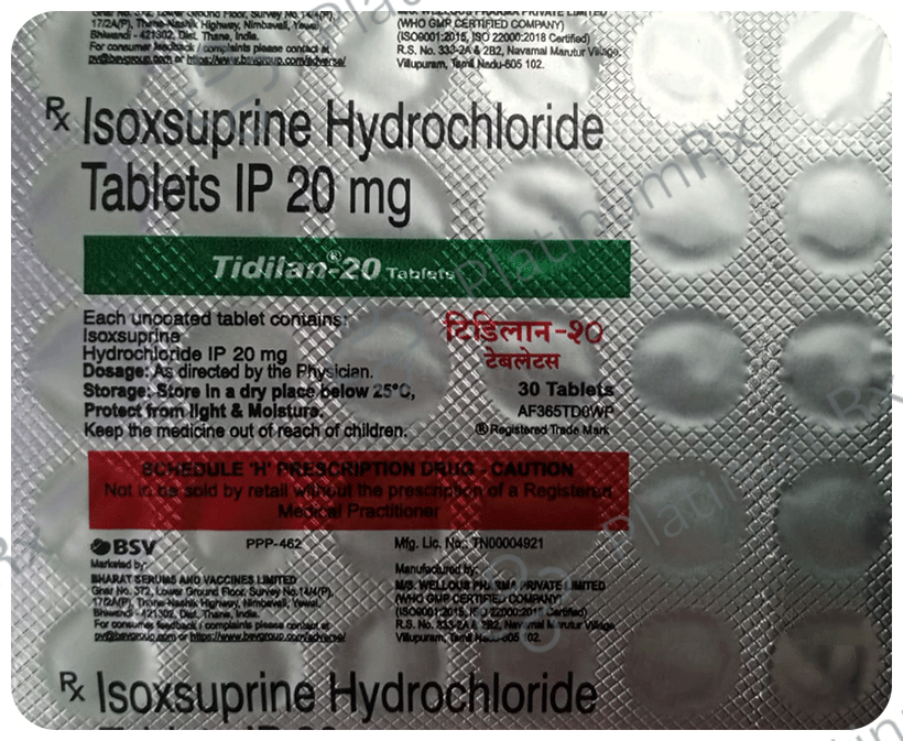 Tidilan Buy Tidilan 20mg Tablet 30s Online: Uses, Side Effects and Price ...