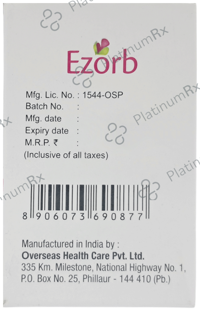 Buy Ezorb 560mg Tablet 10s Online: Uses, Side Effects and Price