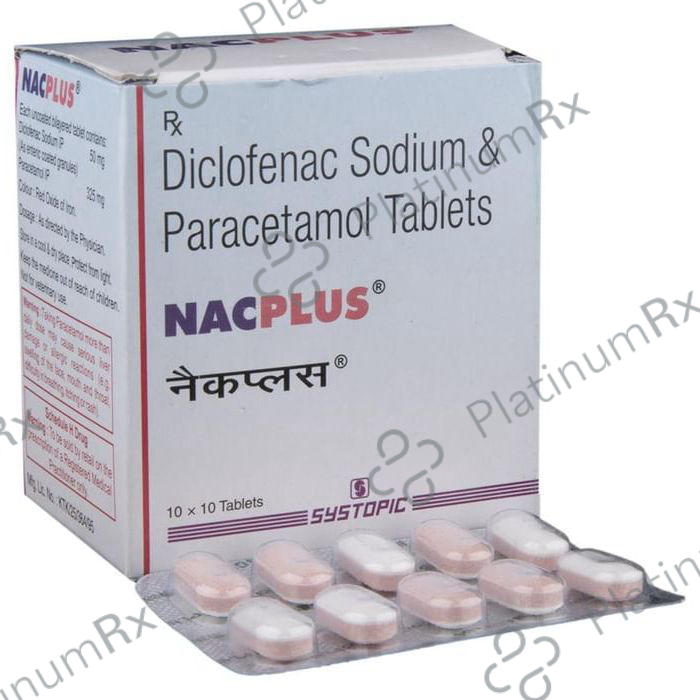 Nac Plus 50/325mg Tablet 10s: View Uses, Side Effects, Price and ...